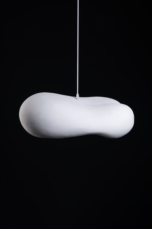 Oval Pendant Lamp by Brassnclay