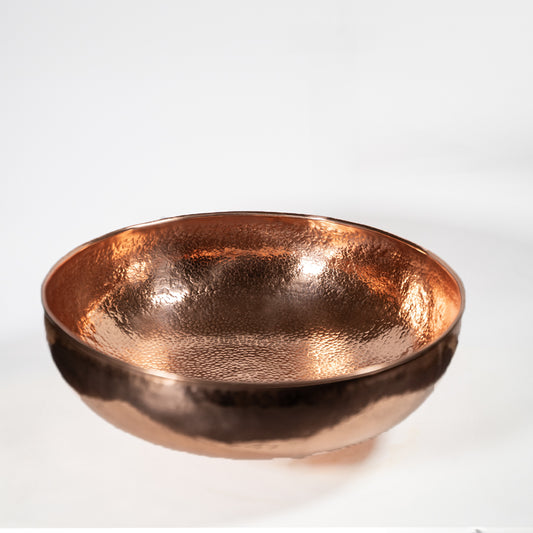 Round Basin hammered bronze basin